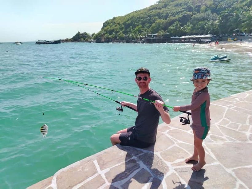 Nha Trang: Snorkeling, Fishing, SUP at Mini Beach, BBQ Lunch - Seafood BBQ and fishing around midday