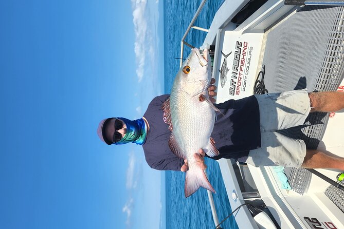 Out n About Sportfishing for Share and Private Charters on Reef and Estuary - A small Port Douglas charter, not a crowded party boat