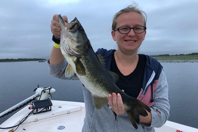 Private 6-Hour Butler Chain Of Lakes Fishing Charter Near Orlando - Seeing the Orange County Convention Center from a different angle