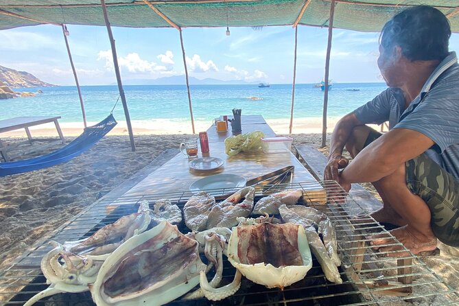 Private Excursions To Wild Island For Swimming Fishing BBQ Lunch - Barbecue lunch on Coconut Beach