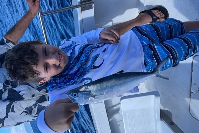 Private Fishing Charter for Family and Friends in Honolulu - Two hours of bottom reef fishing