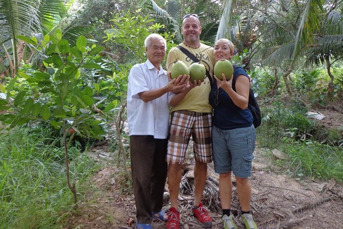 PRIVATE LUXURY Mekong 1 Day with Biking, Fishing, Cooking Class & BBQ LUNCH - Unicorn Island and the local snack stops