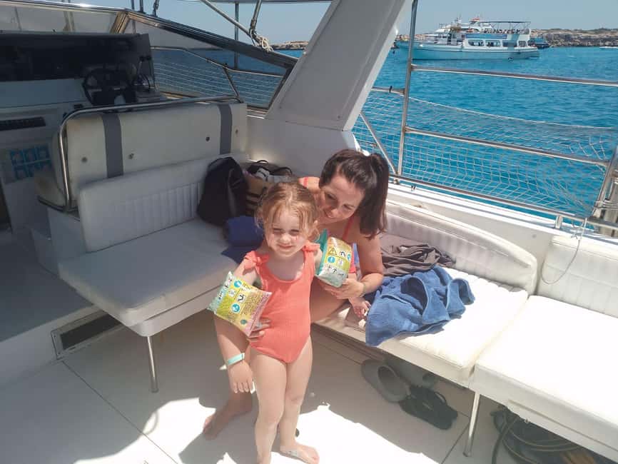 Protaras: Private Boat Tour with Fishing - Food, drink, and comfort on board