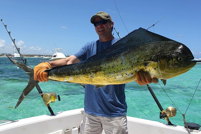 Punta Cana Private Fishing Charter on 39 Foot Boat with Bevarages - Mahi mahi, barracuda, marlin, and other targets