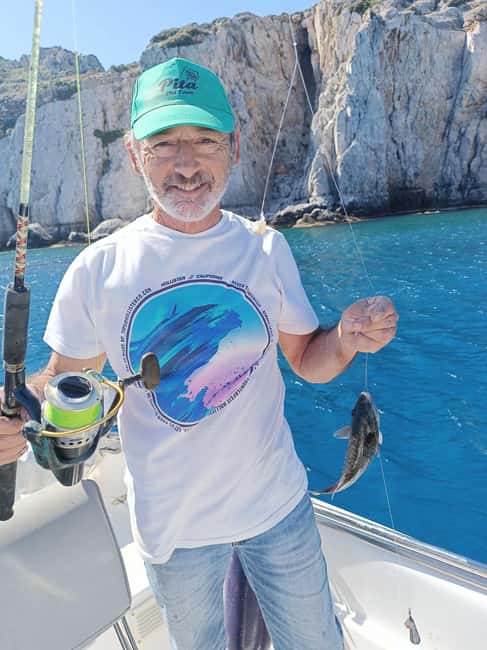 Rhodes: (4H/6H) Private Boat Fishing Trip with Equipment - Price and overall value at $94 per person