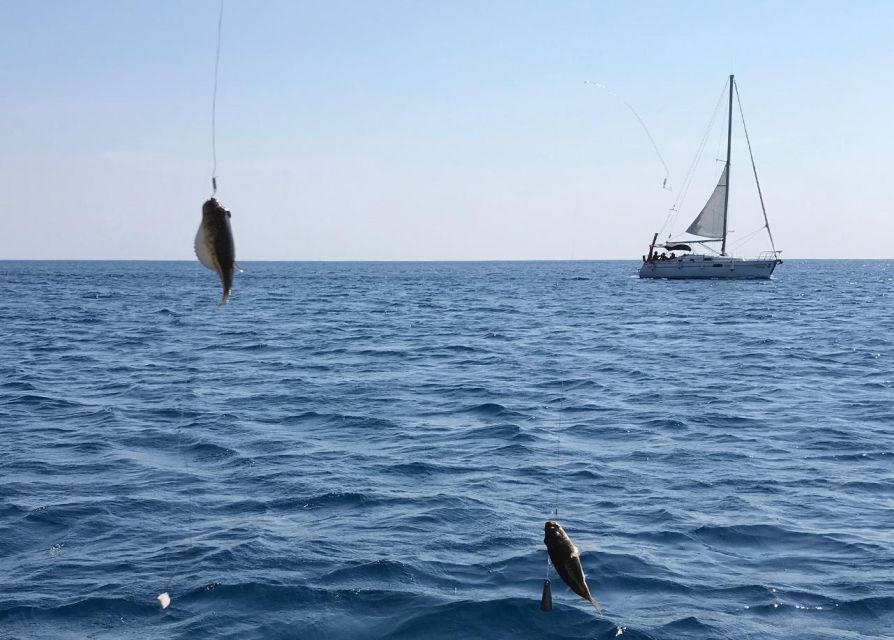 Rhodes: Fishing Boat Trip (Small Group, Food & Drinks incl.) - Four hours of fishing, swimming, and open water