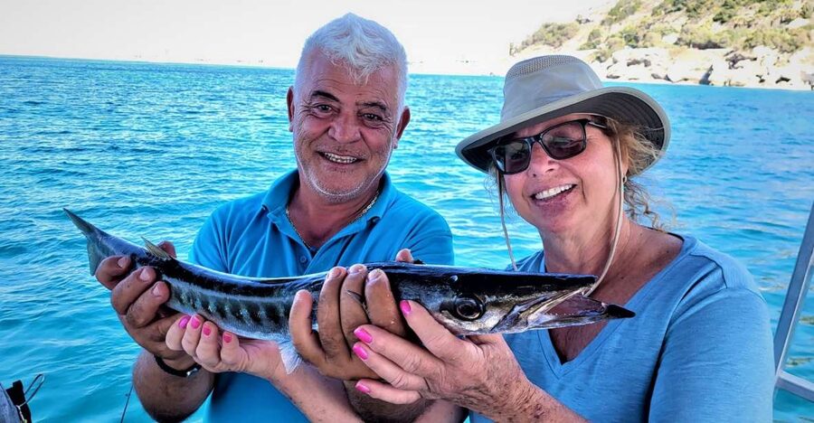 Rhodes: Fishing Trip, Snorkelling, BBQ, & Professional Guide - A five-hour fishing day from Rhodes Old Town