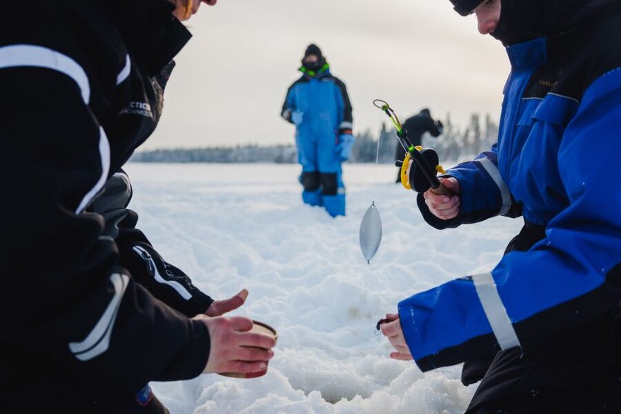 Rovaniemi: Arctic Circle Ice Fishing Experience - Family appeal, with a few limits