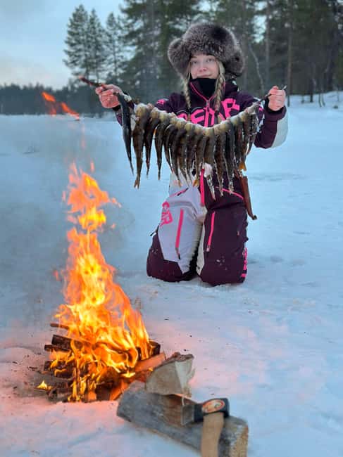 Rovaniemi: Ice Fishing The Finnish Way - Starting at Shaman Village