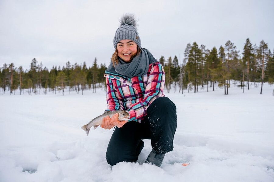 Saariselkä: Ice Fishing Adventure - The 20-minute ride from Saariselkä