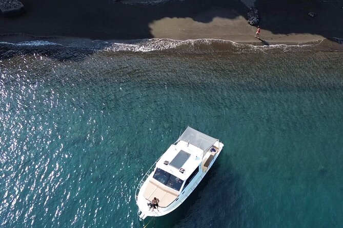 Santorini Fishing Private Cruise boat tour - BBQ, Snorkeling - Swimming and snorkeling in quiet coves