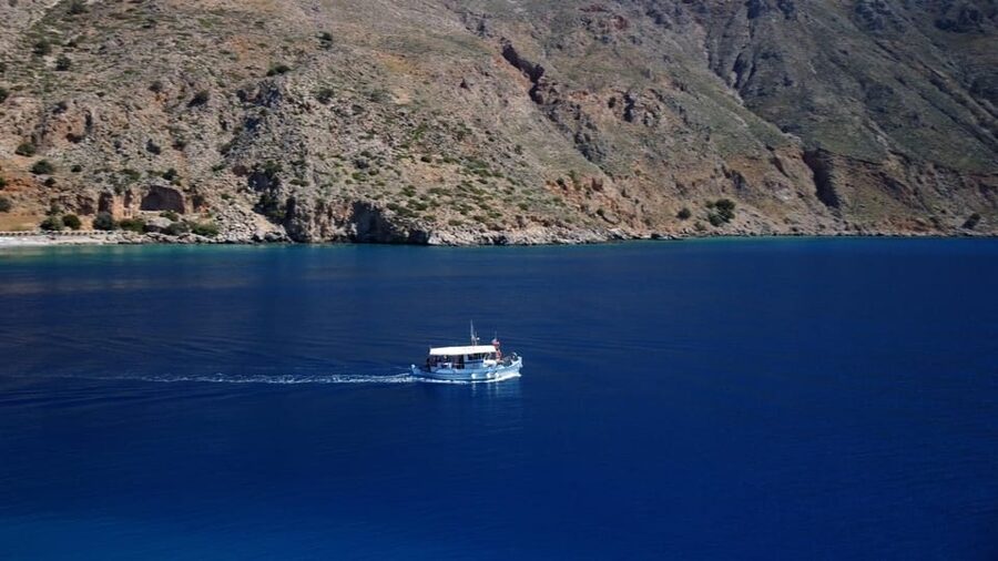 Sfakia fishing trip daytime - Marmara, Agios Pavlos, and clear water