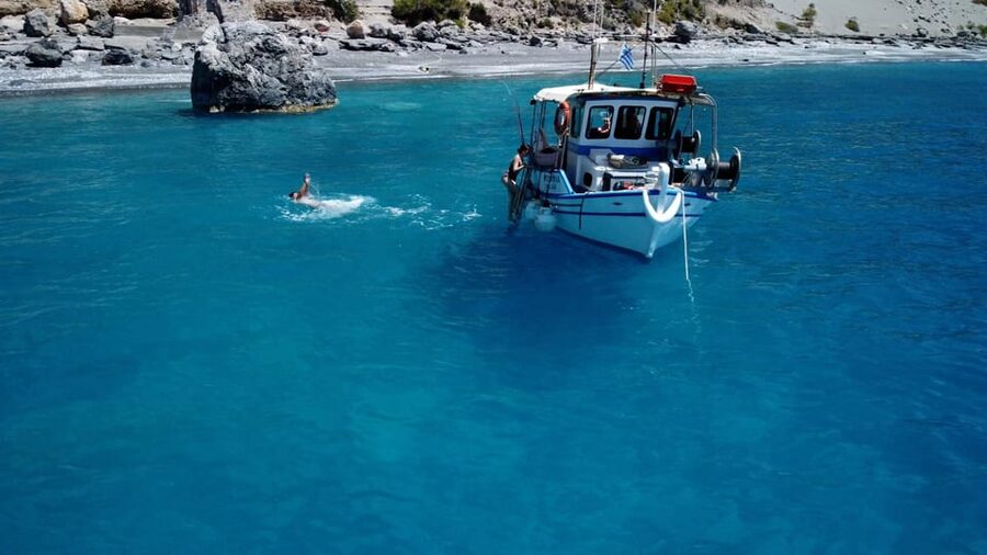 Sfakia fishing trip daytime - Lunch made from the day’s catch