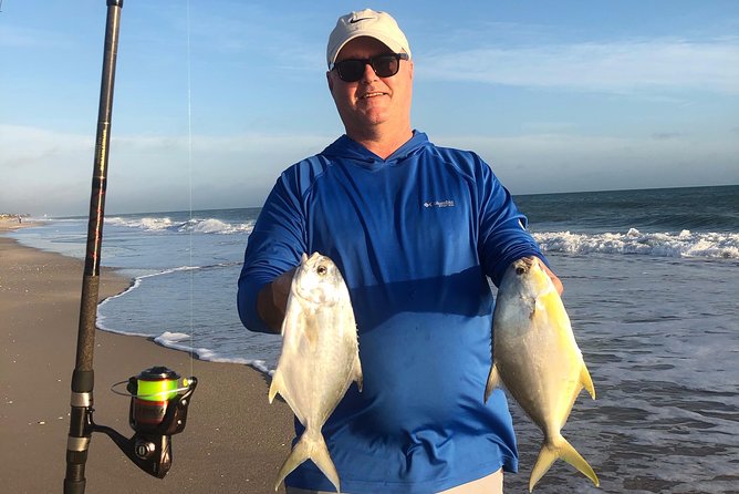 Shark and Fishing Ultimate Combo Beach Fishing Excursion 4 Hrs - Cocoa Beach brings the classic surf-fishing setting