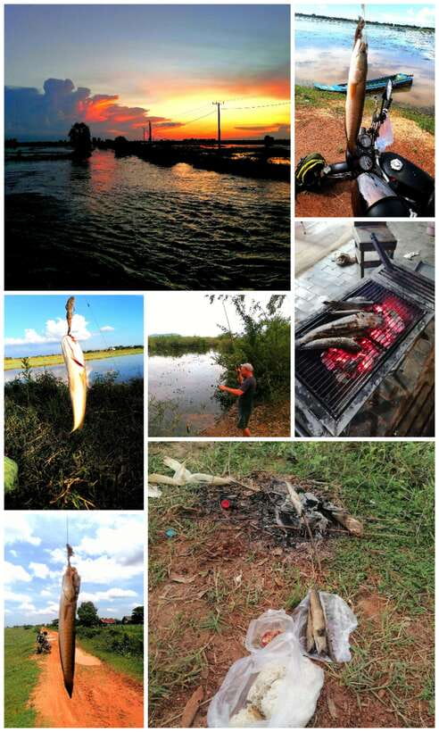 Siem Reap: Fishing in the rice fields, in the villages of Siem Reap - What the $68 price really covers