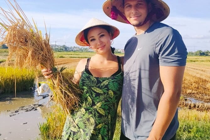 Small Group Bicycle Tour with Farming and Fishing Experience - Coconut waterways and the round bamboo basket boat