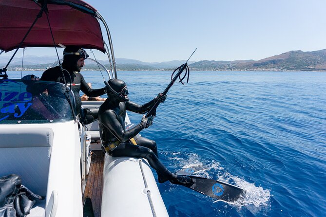 Spearfishing in Chania, Crete (price is per group) - Choosing the right spot along the coast