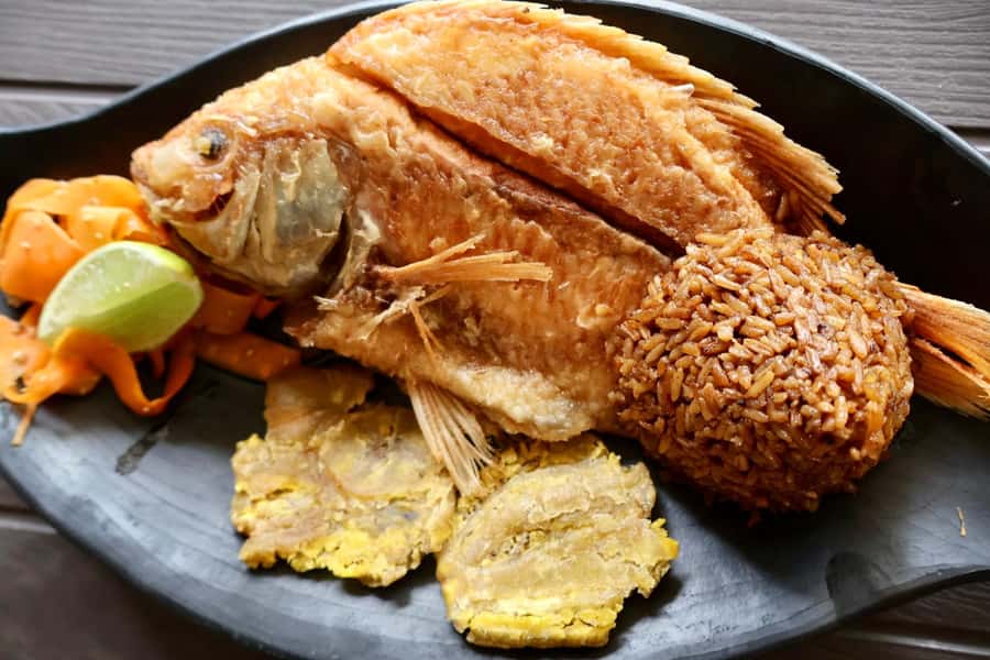 Typical lunch on beach, mangrove tour & fishing with natives - Entering the mangroves by boat