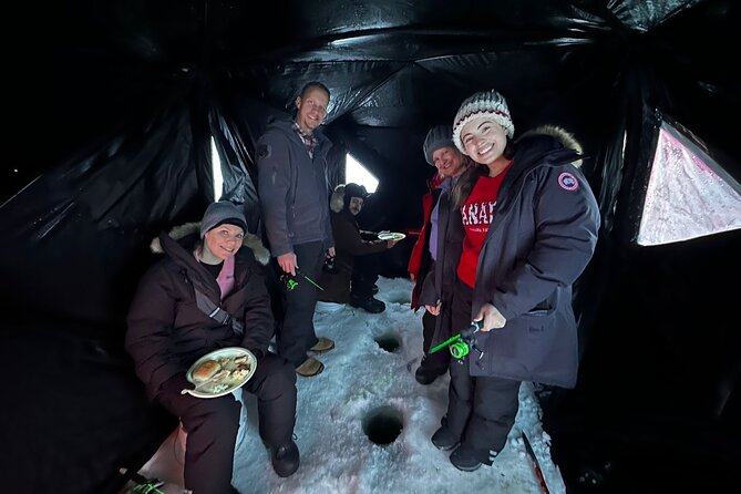 Ultimate Ice Fishing with Lunch - What the price includes, and what it does not