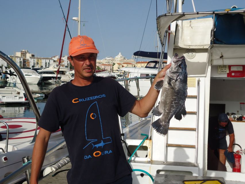 Vilamoura: Algarve Reef Fishing Boat Trip with Gear Included - Space, shade, and comfort on board