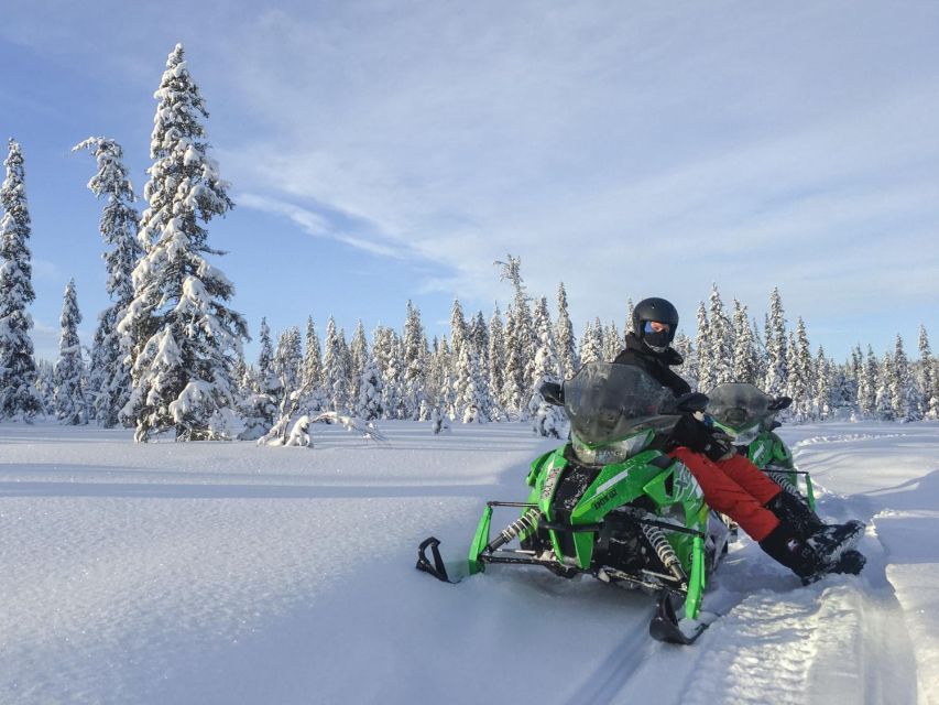 Wilderness Tour with Snowmobile & Ice Fishing - Key points at a glance