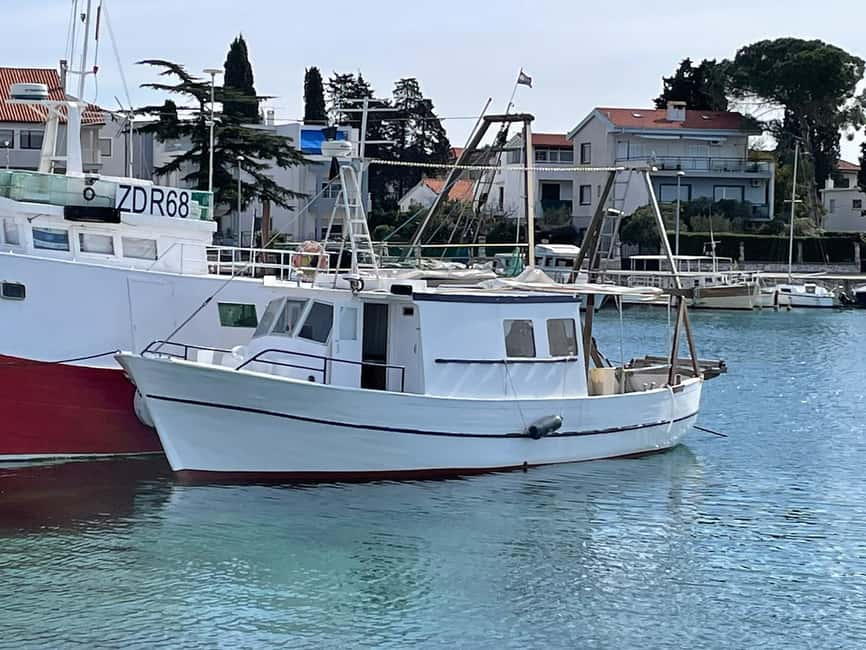 Zadar: Fishing Boat Trip with Lunch and Swimming Included - A working fishing boat, not a standard sightseeing cruise